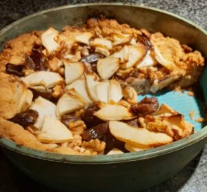 Appeltaart op bakblik (heel goed in te vriezen)